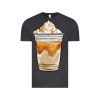 Vintage Black iced caramel frappuccino coffee Vintage Tee - BarkalooDesign