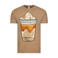 Vintage Coffee iced caramel frappuccino coffee Vintage Tee - BarkalooDesign