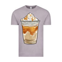 Vintage Zinc iced caramel frappuccino coffee Vintage Tee - BarkalooDesign