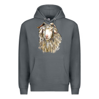 Rock Angora Goat Face Premium Hoodie - LillyAllenDesigns