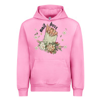 Fuchsia Pink nail boss Urban Hoodie - MaliasSmallBusiness
