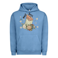 Pigment Pebble Blue nail boss Urban Hoodie - MaliasSmallBusiness