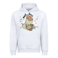 White nail boss Urban Hoodie - MaliasSmallBusiness