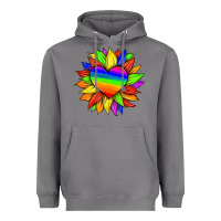 Storm lgbtq color heart and sunflower Heavyweight Hoodie - HRA Design Shop