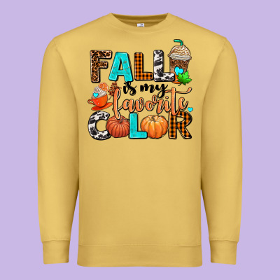 Fall Is My Favorite Color Premium Sweatshirt Designed By Adodesignshop
