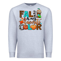 Heather Grey fall is my favorite color Premium Sweatshirt - AdoDesignShop