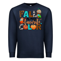 Navy fall is my favorite color Premium Sweatshirt - AdoDesignShop