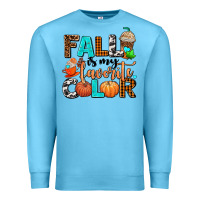 Ocean Blue fall is my favorite color Premium Sweatshirt - AdoDesignShop