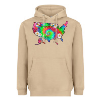 Mushroom lgbtq america map Heavyweight Hoodie - HRA Design Shop