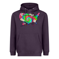 Plum lgbtq america map Heavyweight Hoodie - HRA Design Shop