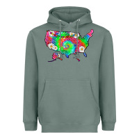 Sage lgbtq america map Heavyweight Hoodie - HRA Design Shop