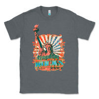 Charcoal Heather retro freedom rocks billie wilder Classic Tee - texasbilliewilder