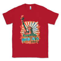 Red retro freedom rocks billie wilder Classic Tee - texasbilliewilder