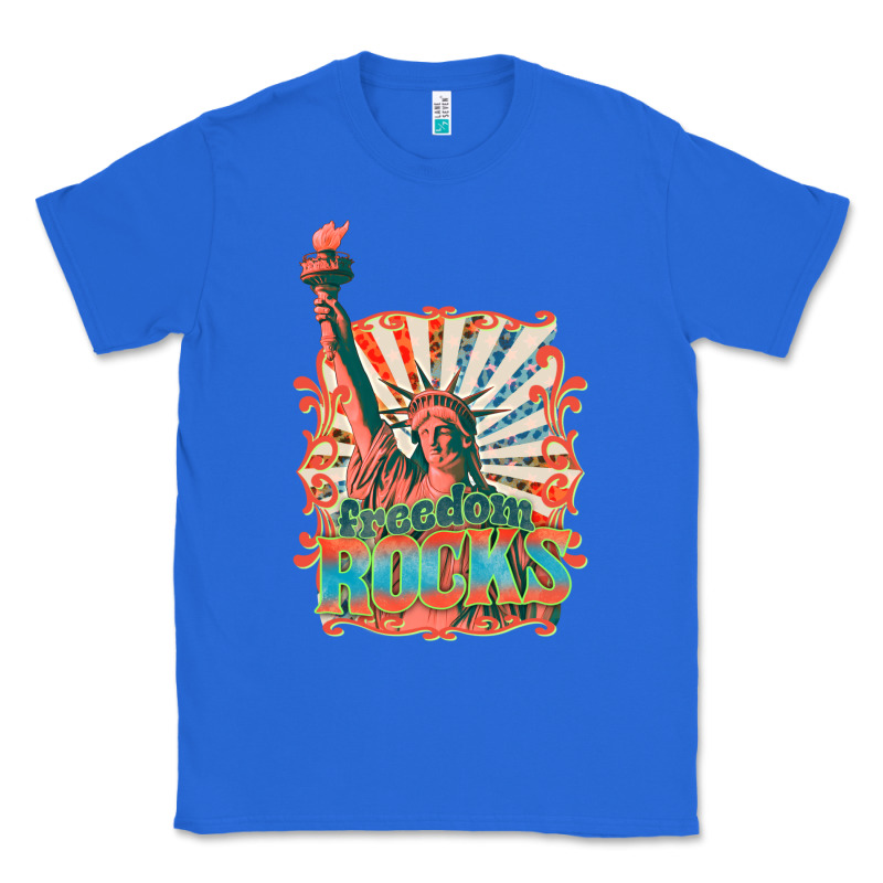 Retro Freedom Rocks Billie Wilder Classic Tee by texasbilliewilder | Teevron