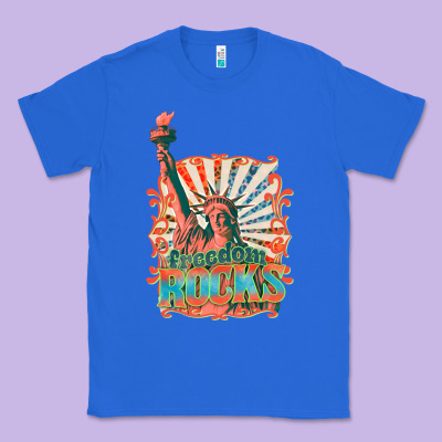 Classic Tee retro freedom rocks billie wilder