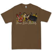 Cacao peace love hockey Premium Tee - RacoonDesign