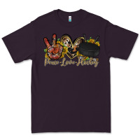 Plum peace love hockey Premium Tee - RacoonDesign