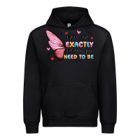 Black you sre exactly where you need to be Urban Hoodie - MaliasSmallBusiness