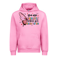 Fuchsia Pink you sre exactly where you need to be Urban Hoodie - MaliasSmallBusiness