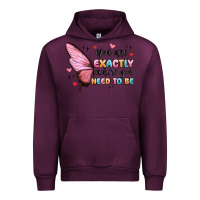 Mauve Wine you sre exactly where you need to be Urban Hoodie - MaliasSmallBusiness