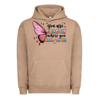Pigment Burro you sre exactly where you need to be Urban Hoodie - MaliasSmallBusiness