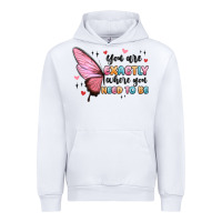White you sre exactly where you need to be Urban Hoodie - MaliasSmallBusiness