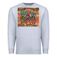 Heather Grey little miss sassy pants Premium Sweatshirt - JahusDesignShop