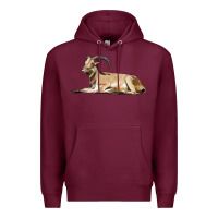 Burgundy Spanish Goat Premium Hoodie - LillyAllenDesigns