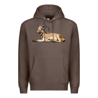 Coffee Spanish Goat Premium Hoodie - LillyAllenDesigns