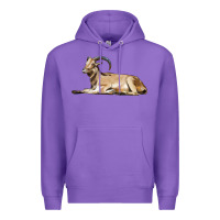Purple Spanish Goat Premium Hoodie - LillyAllenDesigns