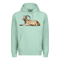 Seafoam Spanish Goat Premium Hoodie - LillyAllenDesigns