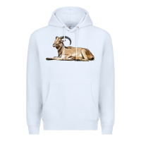 White Spanish Goat Premium Hoodie - LillyAllenDesigns