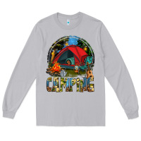 Moon Dust camping Long Sleeve Tee - texasbilliewilder