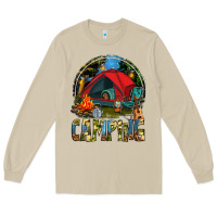 Mushroom camping Long Sleeve Tee - texasbilliewilder