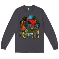Smoke camping Long Sleeve Tee - texasbilliewilder