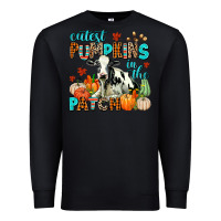 Black cutest pupkins in the patch Premium Sweatshirt - AdoDesignShop