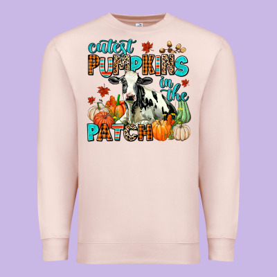 Cutest Pupkins In The Patch Premium Sweatshirt Designed By Adodesignshop