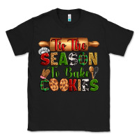 Black tis the season to bake cookies Classic Tee - Zillion Design Studio