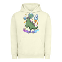 Pigment Pistachio space dino Urban Hoodie - MaliasSmallBusiness