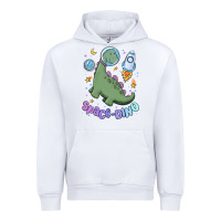 White space dino Urban Hoodie - MaliasSmallBusiness