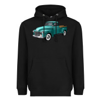 Black western truck left 34 view Heavyweight Hoodie - FaDigitalArtStudio