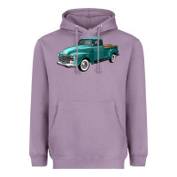 Lavender western truck left 34 view Heavyweight Hoodie - FaDigitalArtStudio