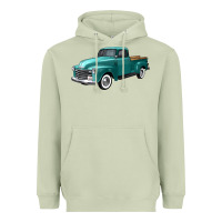 Matcha western truck left 34 view Heavyweight Hoodie - FaDigitalArtStudio
