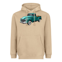 Mushroom western truck left 34 view Heavyweight Hoodie - FaDigitalArtStudio