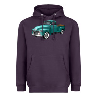 Plum western truck left 34 view Heavyweight Hoodie - FaDigitalArtStudio