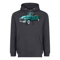 Western Truck Left 34 View Heavyweight Hoodie | Teevron