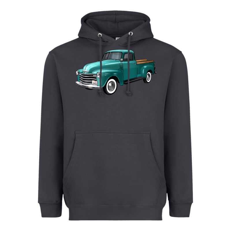 Western Truck Left 34 View Heavyweight Hoodie by FaDigitalArtStudio | Teevron
