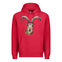 Cardinal spanish goat face Premium Hoodie - LillyAllenDesigns