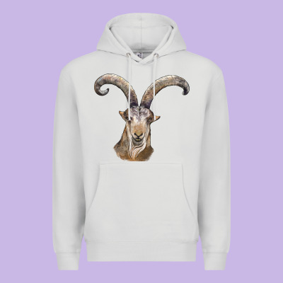 Spanish Goat Face Premium Hoodie Designed By Lillyallendesigns