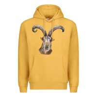 Mustard spanish goat face Premium Hoodie - LillyAllenDesigns